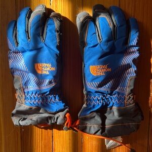 The North Face Blue and Black Outdoor Gloves